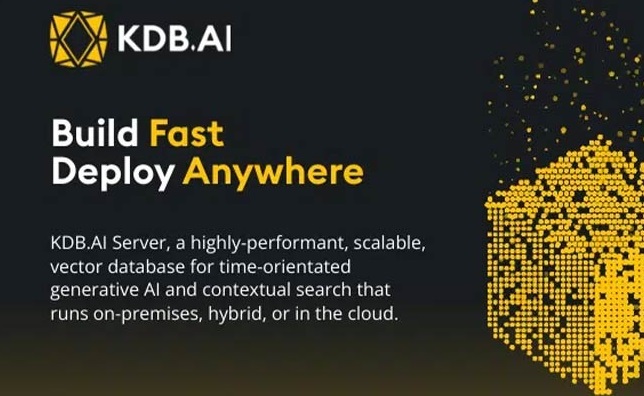 KX推出企业级生成式人工智能服务器KDB.AI Server